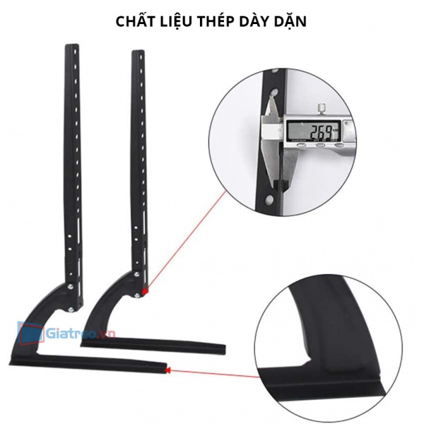Chân đế để bàn thay thế cho Tivi Đa năng - Lắp đặt mọi hãng 24 - 70 inch - 3